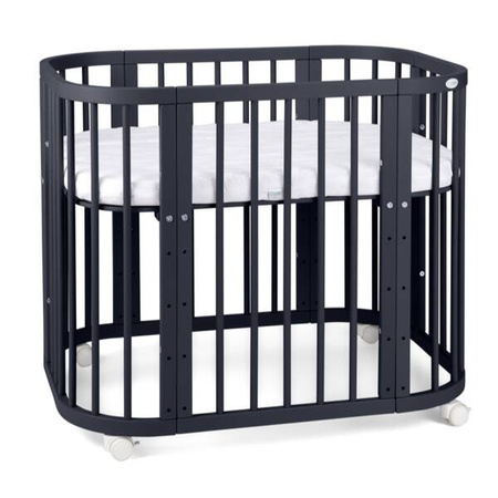 Waldin Łóżeczko 5w1 z Kołyską Grafitowy