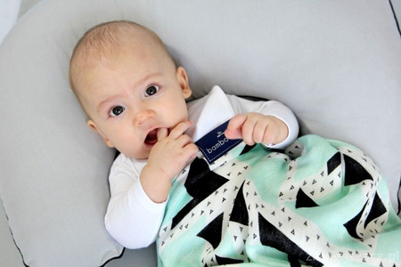 Bamboo-line Pieluszka Bambusowa 75x75 Trójkąty