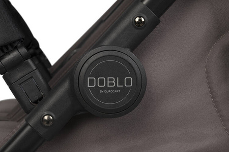 Euro-Cart Doblo Wózek Spacerowy Bliźniaczy lub Rok Po Roku Taupe