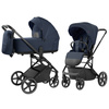 Carrello Alfa CRL-6522 Wózek Głęboko-Spacerowy 2w1 Denim Blue