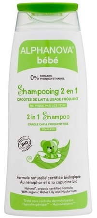 Alphanova Bebe Delikatny Szampon do Włosów Bio, 200ml