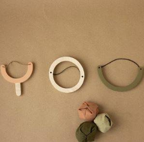 Babai Drewniana Zabawka Proce Piu Piu Piu Zestaw 3 szt