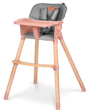 Lionelo Koen Krzesełko Do Karmienia Pink Rose