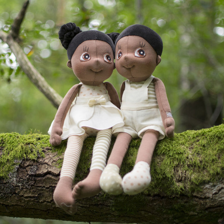 Rubens Barn Pierwsza Miękka Lalka Przytulanka Dla Dziec Fern EcoBuds