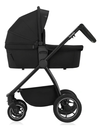Lionelo Meril Wózek Głęboko-Spacerowy Black Onyx
