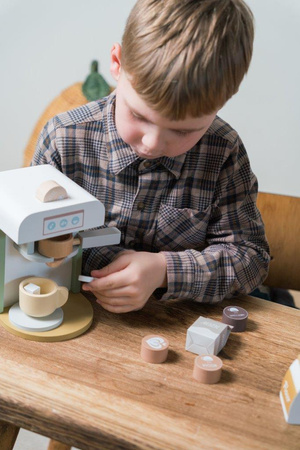 Dantoy Drewniany ekspres do kawy XL