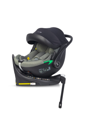 Easy Go Buz Pro Fotelik Samochodowy z Obrotową Bazą ISOFIX 0-13 kg Greener