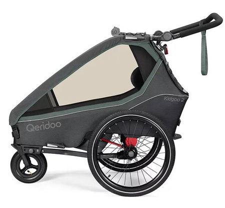 Qeridoo Kidgoo2 Przyczepka Rowerowa Ivy Green