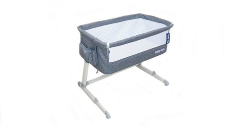 BABY MIX ŁÓZECZKO DOSTAWNE PRZYSTAWKA Szary