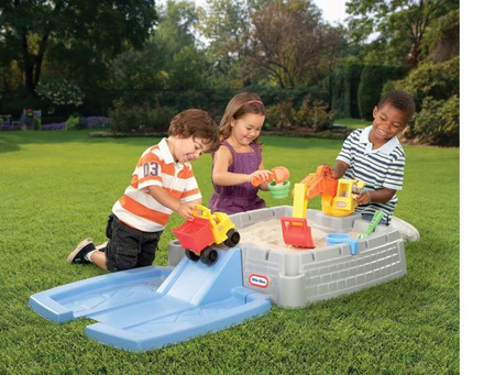 Little Tikes Piaskownica z Przykryciem Wielki Plac Budowy