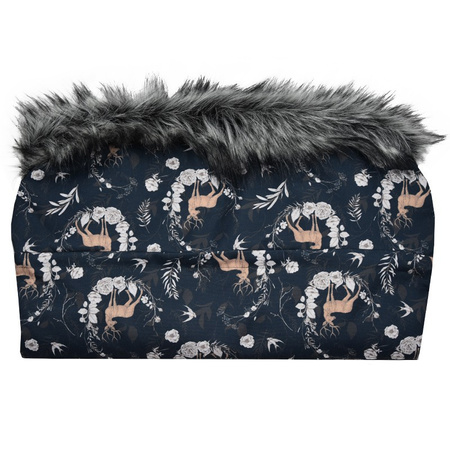 EKO Uniwersalna Mufka Do Wózka Czarny Jeleń