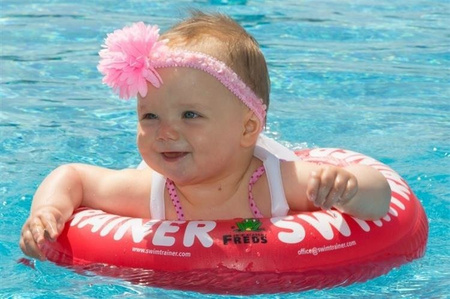 Swimtrainer Koło do Nauki Pływania 20-36 kg Żółty