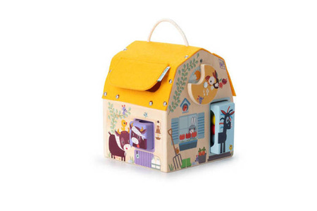 Lilliputiens Drewniany Domek Dźwiękowy 12m+