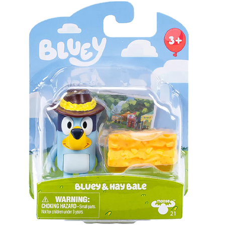 Moose Figurka Bluey Piesek z Belką w Kapeluszu