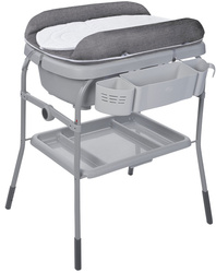 Chicco Cuddle&Bubble Wanienka z Przewijakiem Graphite Melange
