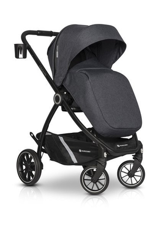 Euro-Cart Crox Pro - Wózek Spacerowy Coal