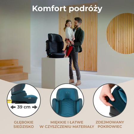 Kinderkraft XPand 2 Fotelik Samochodowy 15-36 kg Harbor Blue