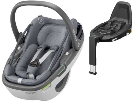 Maxi-Cosi Coral Fotelik Samochodowy 0-13 kg + Maxi-Cosi Baza Family Fix3 Essential Grey