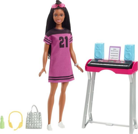 Barbie Big City Lalka + Akcesoria Zestaw GYG38 GYG40