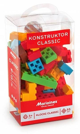 Marioinex Klocki Classic 55 Sztuk