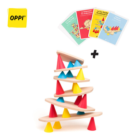 OPPI Kreatywny zestaw konstrukcyjny mały Piks Small 24 el. + Zestaw 24 kart kreatywnych 3+