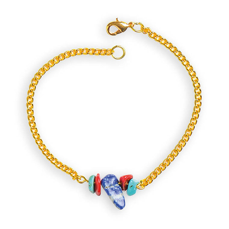 Janod Zestaw kreatywny do tworzenia biżuterii z kamieniami przynoszącymi szczęście 8+