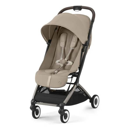 Cybex Orfeo Wózek Spacerowy Rama Taupe Almond Beige + Snogga 2