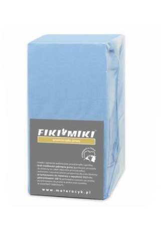 Fiki Miki Prześcieradło Jersey 140/70cm Błękitny