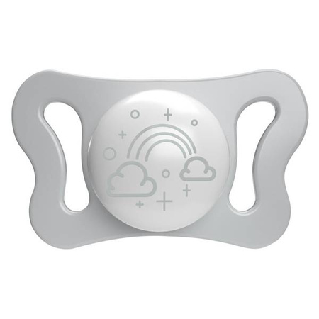 Chicco PhysioForma Micro Smoczek Silikonowy 0-2m 2szt. Glow