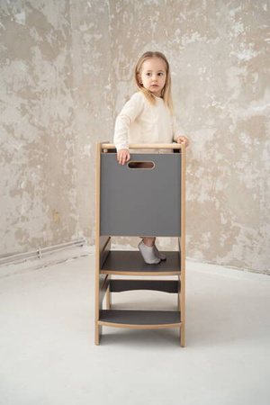 Tupti.wood Kitchen Helper Noway Pomocnik Kuchenny Bezpieczny Szary