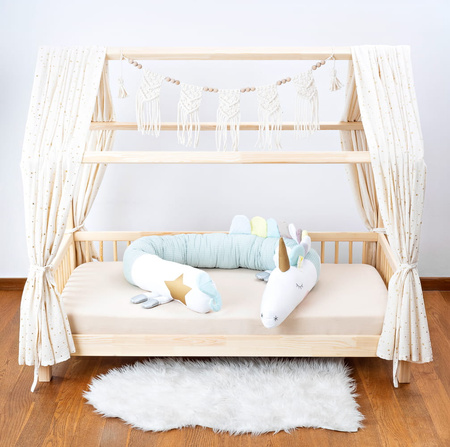 SenLove Poduszka Wałek Ochraniacz do Łóżka Jednorożec Miętowy