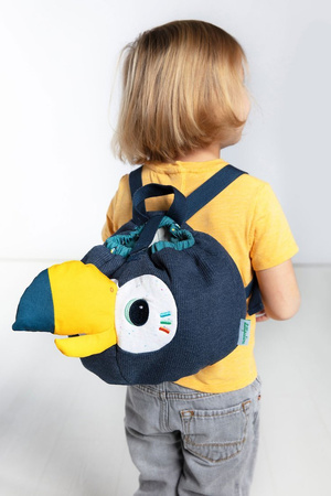 LILLIPUTIENS Plecak - worek pluszowy Tukan Pablo