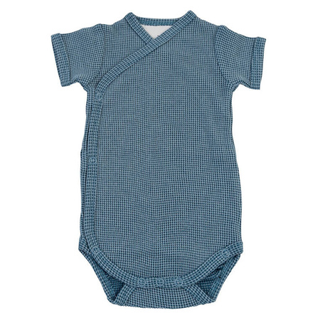 Lodger Body kopertowe niemowlęce krótki rękaw bawełniane niebieskie Ciumbelle Dragonfly r. 68