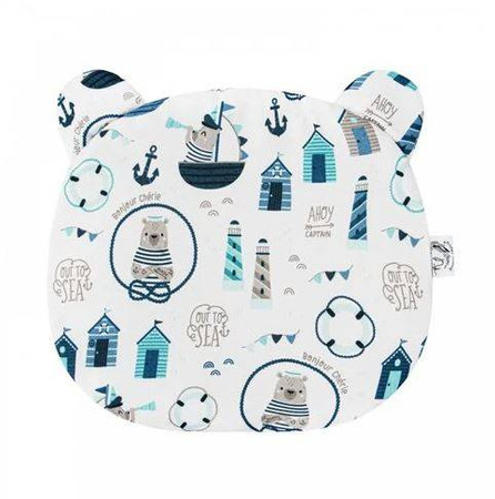 Bonjour Cherie Bambusowa Poduszka Miś 30x30cm Kapitan