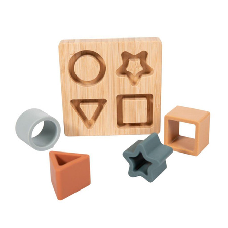 Bo Jungle Sorter układanka silikon i bambus STAR Classic