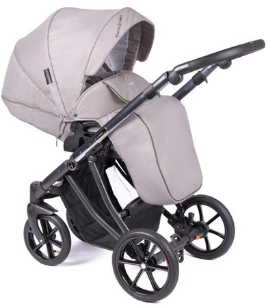 Coletto Dante Wózek Głęboko-Spacerowy 2w1 D-04 Czarno-Grafitowa Rama