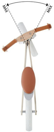 Kinderkraft Runner Nature Rowerek Biegowy Ruby