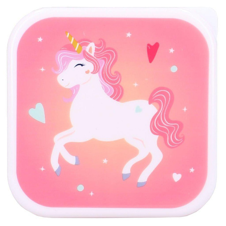 Pret Snack box śniadaniówka 3w1 Unicorn pink