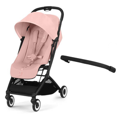 Cybex Orfeo Wózek Spacerowy Rama Czarna Candy Pink 2025 + Cybex Pałąk
