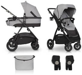 Easygo Optimo Wózek Dziecięcy Zestaw 2w1 Pearl