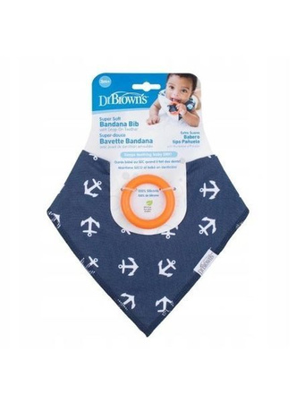 Chustka Dr Brown's: Śliniak Z Gryzakiem, Kotwice