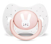 Suavinex Smoczek fizjologiczny silikonowy Premium 0-6m  Królik różowy  Hygge Baby