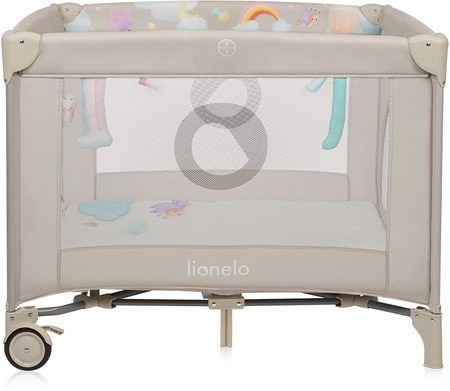 Lionelo Millie Plus - wielofunkcyjny kojec dziecięcy | Grey Beige
