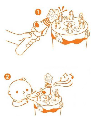 Training2s Zabawka Edukacyjna Mój Tort Urodzinowy