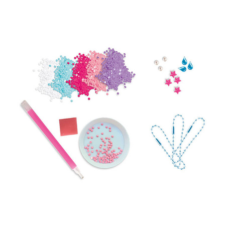 Janod Zestaw kreatywny do tworzenia breloczków Malowanie diamentami Magiczny ocean 7+