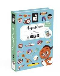 Janod Magnetibook Magnetyczna Układanka Sport 