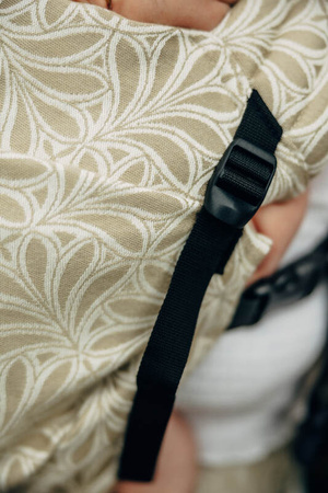 LennyLamb Nosidełko LennyLight z Tkaniny Żakardowej 50% Bawełna 50% Wiskoza Bambusowa Infinity-Golden Hour