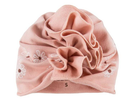 TURBAN DAISY DRUK J RÓŻ XL