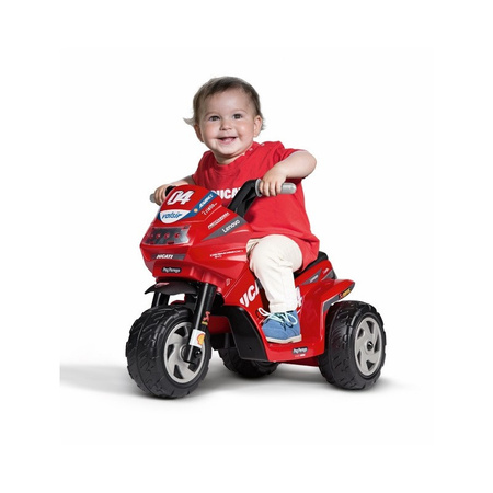 PegPerego Mini Ducati Evo Motor Trójkołowy Od 1 Roku na Akumulator 6V