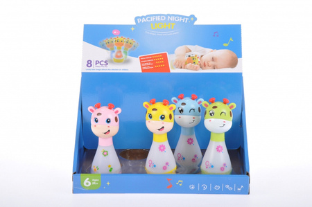 Mega Creative Zabawka Dla Dzieci Żyrafka Świecąca Mix Kolorów